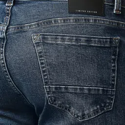 SPYKAR Men Low-Rise Heavy Fade Stretchable Cotton Jeans image 4