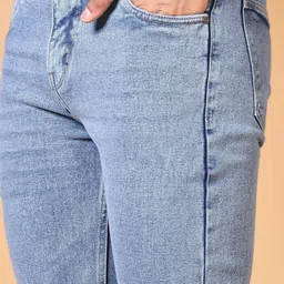 V-Mart Men Light Fade Stretchable Mid Rise Jeans image 4