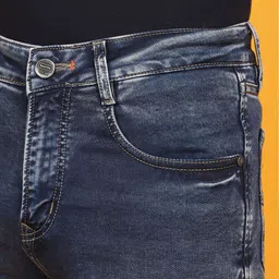 V-Mart Men Slim Fit Heavy Fade Mid-Rise Denim Jeans image 5