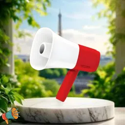 clairbell Handheld Megaphone with Siren, Microphone & Rechargeable for Outdoor EventsA495 Megaphone Portable Megaphone Siren Loudspeaker Function &Long Battery Backupd495 Outdoor PA System-picture-34