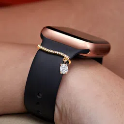 MINUTIAE Gold-Plated Crystal-Studded Watch Charm-picture-12