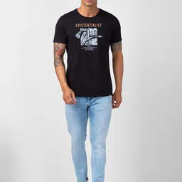 SPYKAR Men Kano Slim Fit Heavy Fade Jeans image 5