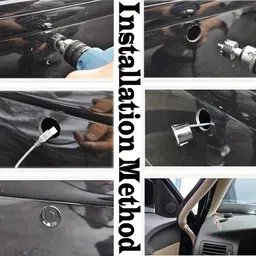 ccmm Black 4pcs Compact Design Reverse Parking Sensor For Vehicle-168 Universal Black Car Safety Parking Camera 4 Pcs-168 Parking Sensor image 2