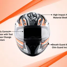 axor Apex Streak Motorbike Helmet image 4