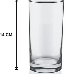 somil (Pack of 2) Multipurpose Drinking Glass -B223 Glass Set Water/Juice Glass image 3
