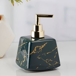 Kookee Green Abstract Shaped Ceramic Soap Dispenser-picture-20