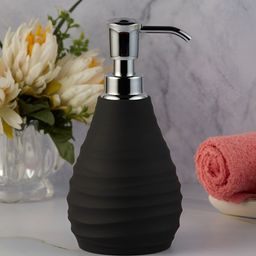 Kookee Black Abstract Printed Soap Dispenser-picture-41