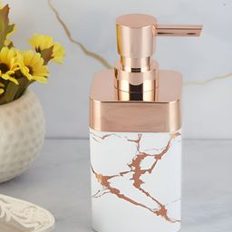 Kookee White Abstract Ceramic Soap Dispenser-picture-45