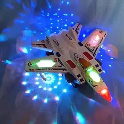 venimall Bump And Go Transforming Aircraft To Robot Toy With 3D Light & Sound image 5