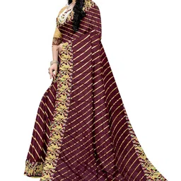 unityprints7 Dyed Banarasi Cotton Blend Saree-picture-13