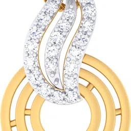 avsar AVP815YB 14kt Cubic Zirconia Yellow Gold Pendant-picture-21