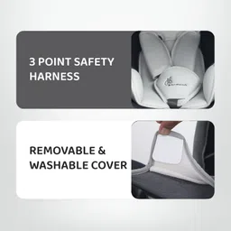 r for rabbit Cozy Cot 3 Point Safety Harness with UV For 0 to 15 Months Babies Baby Carry Cot image 2