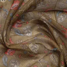 meena bazaar Unstitched Art Silk Salwar Suit Material Embroidered image 4