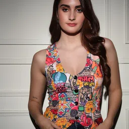 tandul Printed Women Waistcoat-picture-15