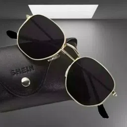 spring jump UV Protection, Gradient, Polarized Rectangular Sunglasses (Free Size) image 4