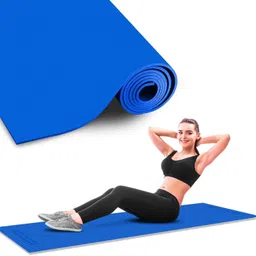 daissy raise YOGA-MAT-BLUE Blue 4 mm Yoga Mat image 1