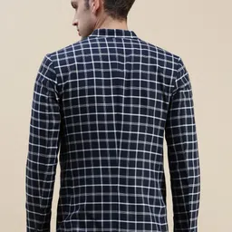 showoffff Men Checkered Single Breasted Casual Blazer image 2