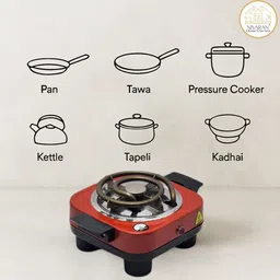 nivaran 500 W Radiant Cooktop Push Button image 3