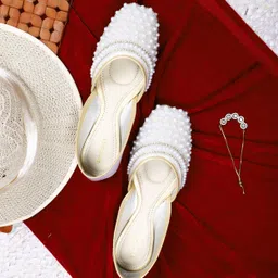 rahegas Women’s Latest Punjabi Jutti |Simple Stylish Majori Flats for Bellies For Women-picture-17