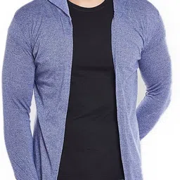 trendolo Men Straight Full Sleeve Light Blue Shrug-picture-16