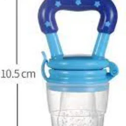 duggu kids Teether and Fruit Feeder Easy to Hold and Nibbler with Protective Cap BPA Free Teether image 5