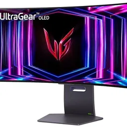 LG UltraGear 86.36 cm (34 inch) Curved WQHD LED Backlit OLED Panel with 800R Curvature, 1.5M:1 Contrast Ratio, HDR True Black 400, AMD Free Sync Compatible, Height/Tilt/Swivel Stand Gaming Monitor (34GS95QE-BB.ATRLMUN) image 3