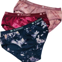 bodymist Pack of 3 Women Hipster Multicolor Panty image 1