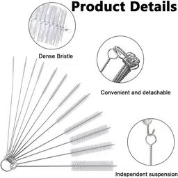 hasthip 12pcs Straw Cleaner Brushes Set Pipe Cleaning Tool Kit image 5