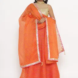 Kesarya Embellished Ready to Wear Lehenga & Unstitched Blouse With Dupatta-picture-49
