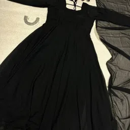 tisvara Solid Georgette Stitched Anarkali Gown-picture-28