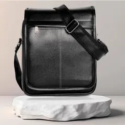 sharewell Black Men Shoulder Bag Men Sling Bag,Shoulder bag for men,New stylish bag ,,office bag men,tab bag-picture-10