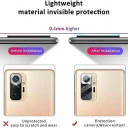 RANKART Back Camera Lens Glass Protector for Vivo V40 5G With 9H Hardness, Ultra HD, Anti-Shock, Air Bubble Free image 4