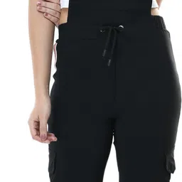 neysa Women Black Dungaree image 1