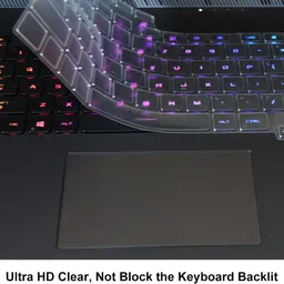 Saco Transparent,Silicone Skin Keyboard Protector Cover Compatible for 2024 2023 ASUS ROG Strix G16 G614JIR | G614JV | G614JU 16 Inch Gaming Laptop Keyboard Skin image 4