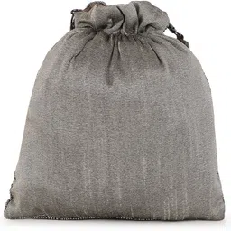 anekaant Women Grey, Black Potli image 4