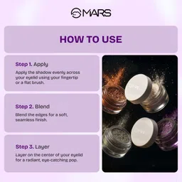 mars Starlit Pot Eyeshadow | Shimmer Finish | Duo-Chrome Hue Shine 3 g image 3
