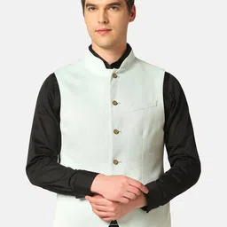 Blackberrys Slim-Fit Bandhgala Nehru Jacket image 1