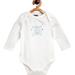 Eimoie Girls Off White Solid Pure Cotton Rompers-picture-10