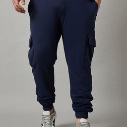 Club York Men Plus Size Mid Rise Fleece Joggers-picture-42
