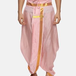 Sethukrishna Men Mid-Rise Art Silk Dhotipants-picture-4