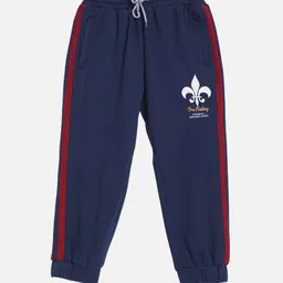 One Friday Boys Navy Blue Solid pant-picture-21