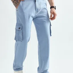 denim look Men Cargos image 4