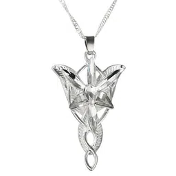 Yellow Chimes Silver-Plated Arwen's Evenstar Pendant With Chain image 3