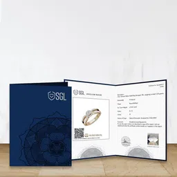 KUBERBOX Sleek Serpent 18KT White Gold Diamond-Studded Pendant - 0.81 gm image 3