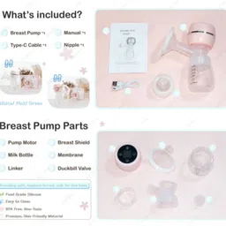 purvish Electric Breast Pump | 3 Modes - 9 Speed | BPA-Free | Baby Feeding Breast Pump - Electric image 4