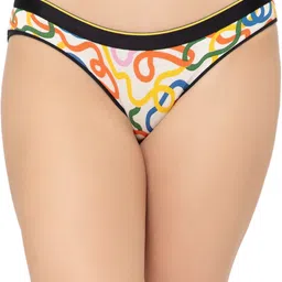 bummer Printed Micromodal Underwear Soft & Breathable Women Bikini Multicolor Panty image 1