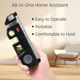 suicune Multipurpose Laser Level Line Tool for Picture Hanging, 8ft Measuring Tape Multipurpose Laser Level Line Tool for Picture Hanging, 8ft Measuring Tape Non-magnetic Line Level image 3