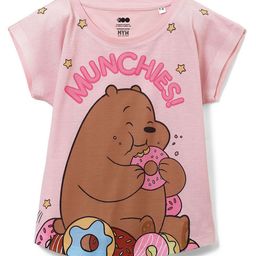 Wear Your Mind Girls Bare Bears Printed T-shirt-picture-8