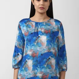 Van Heusen Woman Blue Print Top-picture-15