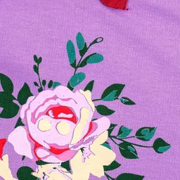 MeeMee Green Floral Print Top image 4